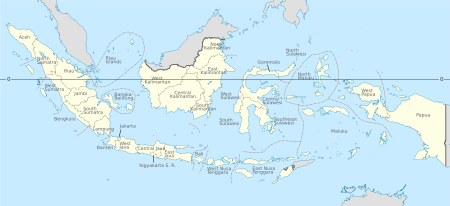 Indonesia, administrative divisions - en - monochrome