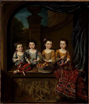 Jan de Meyer (II) - Portret van de dochters van Sir Matthew Decker (1679-1749) - 437 - Fitzwilliam Museum