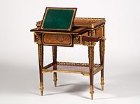 Jean-Henri Riesener, Writing table made for Marie Antoinette, 1780-85 at Waddesdon Manor