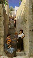 Jean Benner - Un coin d'ombre a Capri