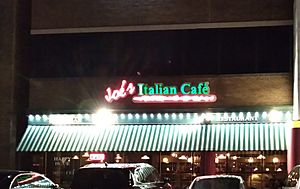 Joe's Cafe in January 2021