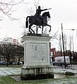 King William III (of Orange) on horseback statue, Glasgow Cathedral Square, Scotland.jpg