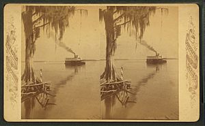 Lake Tohopekaliga, Florida, from Robert N. Dennis collection of stereoscopic views