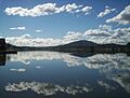 Lake tuggeranong reflection