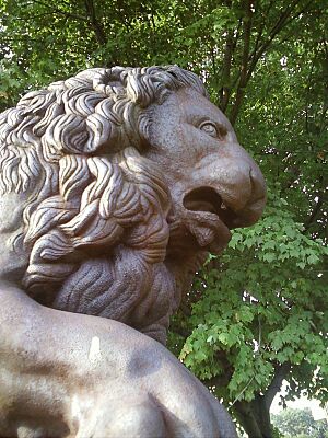 Lion in Fairmount Park