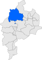 Localització de Montferrer i Castellbò respecte de l'Alt Urgell