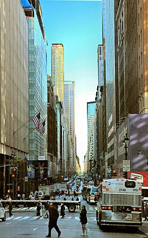 Madison Ave NYC looking nor