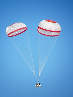 Main Parachutes Open, Airbags Inflate 4-3-12