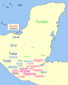 Mayan Language Map