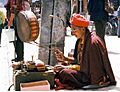 Mendicant monk in Lhasa, 1993