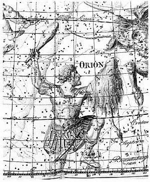 Orion from Uranographia by Johann Elert Bode