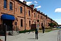 Part of the south wall of Smith Warehouse, Durham, NC