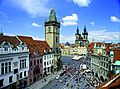 Prague old town square panorama