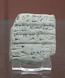 Receipt for garnments sent by boat to Dilmun BM 130462