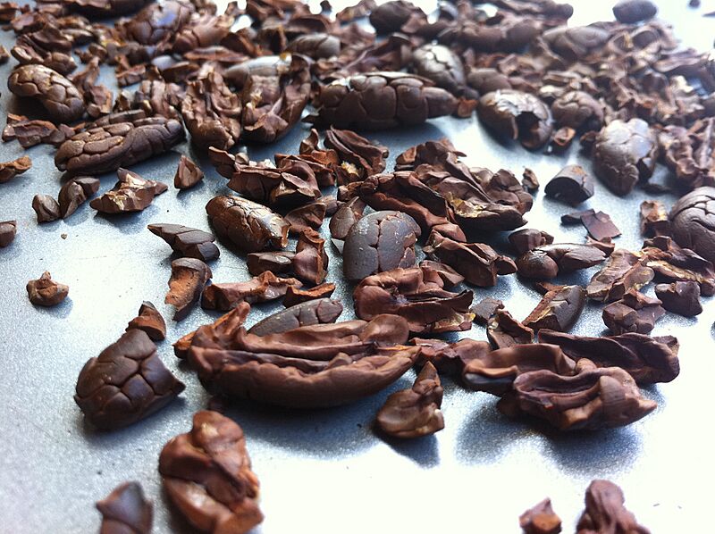 Roasted cocoa nibs