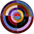 Robert Delaunay, 1913, Premier Disque, 134 cm, 52.7 inches, Private collection