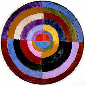Robert Delaunay, 1913, Premier Disque, 134 cm, 52.7 inches, Private collection