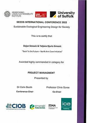 SEEDS Conference 2022 - Award, Project Management, High Commendation