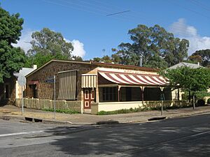 Saddlery shop at Watervale, South Australia, opened 1853 by Joseph Bennett (1823-1873)