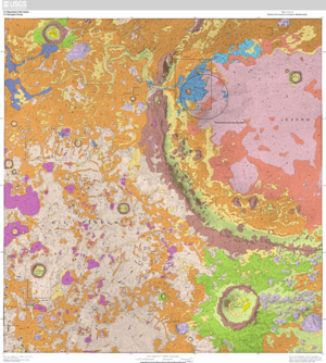 Geologic map of Jezero and the Nili Planum region