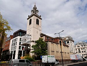 St James Garlickhythe from the Southwest (02)