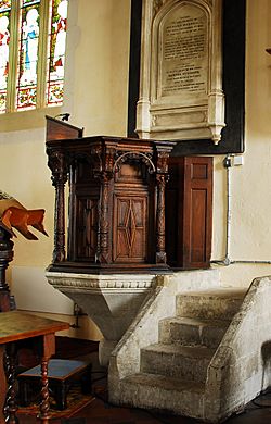 St Lawrence pulpit