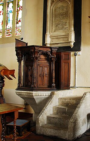 St Lawrence pulpit