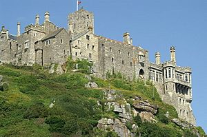 St Michael's Mount from the Sea - geograph.org.uk - 893899