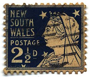 Stamp New South Wales 1897 2.5p