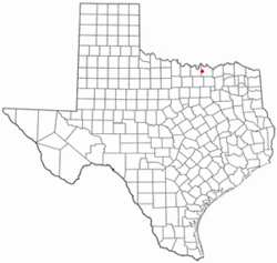 Location of Whitesboro, Texas