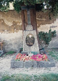 The graves of Alois and Klara Hitler at Leonding near Linz