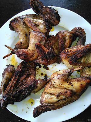 Quails as food Facts for Kids