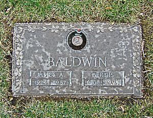 Tombstone of James Baldwin and his mother Berdis