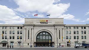 Union Station Winnipeg - Main St entrance