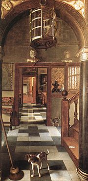 View of a Corridor 1662 Samuel van Hoogstraten