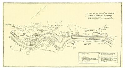 WALKER(1893) p197 MAP OF DERRY - AS BESIGED IN 1688-89