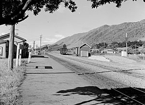 Waikanae station 1949
