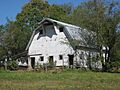 White barn along Maple Grove Road
