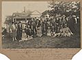 Women attending the annual meeting of the Queensland Country Women's Association at Cambooya 1927