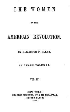 Women of the American Revolution 1856