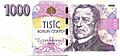 1000 Czech koruna Obverse