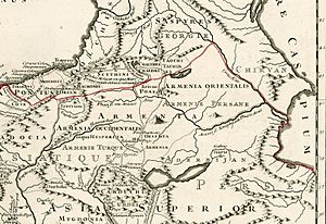 1740 map of Armenia