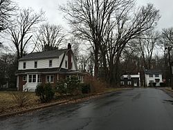 Homes at the intersection of Blackwood Drive and Wilburtha Road in the Wilburtha section of Ewing, New Jersey