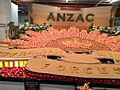 ANZAC centenary commemorative display of fruit and vegetables from the Darling Downs, at Ekka, Brisbane, 2015