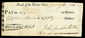 ASTOR, John Jacob (signed check)
