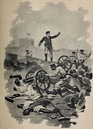 Acción heroica del Teniente Primo de Rivera (Blanco y Negro, 1893)