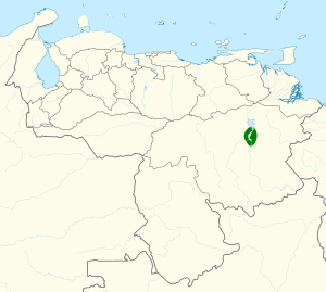 Amaurospiza carrizalensis map.svg