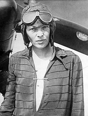 Amelia Earhart awaits transatlantic flight 1928