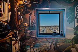 Archway (Kearney NE) - view of I-80