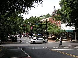 Athens, Georgia - Clayton Street Intersection